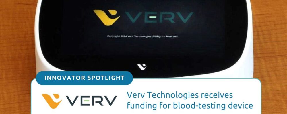 Verv Technologies receives funding for blood-testing device