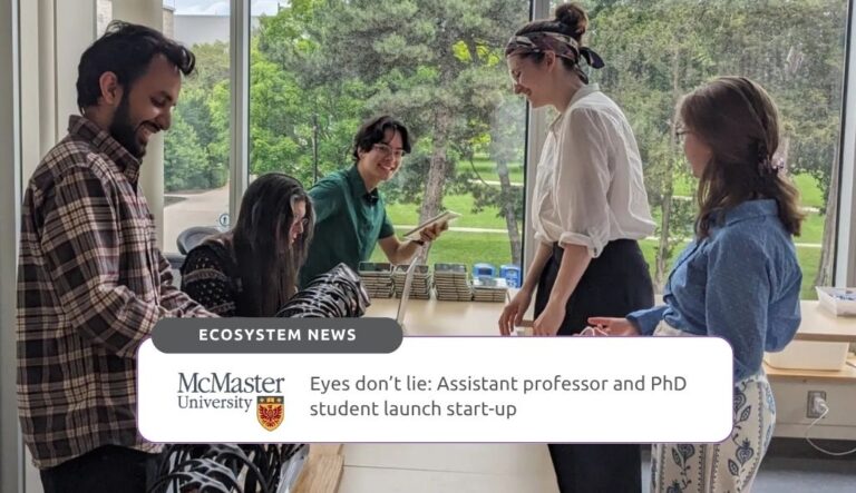 A McMaster University professor and PhD student have launched a startup to commercialize health-focused eye-tracking software.