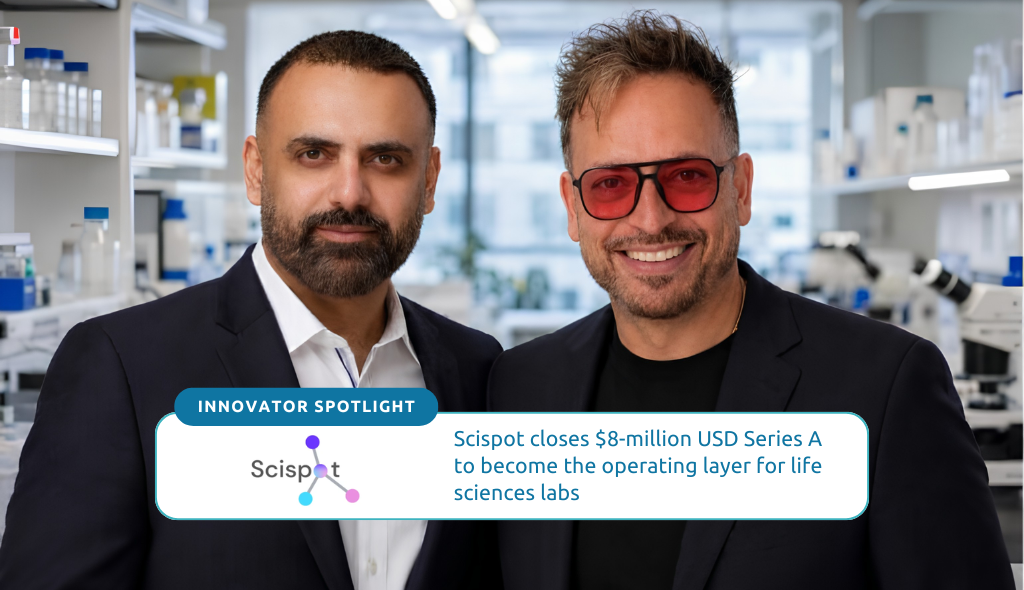 Scispot founders Guru and Satya - Scispot closes $8-million USD Series A to become the operating layer for life sciences labs